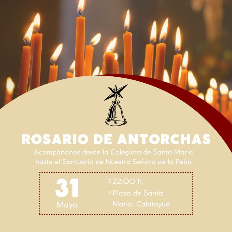 Rosario de Antorchas en la Virgen de la Peña de Calatayud