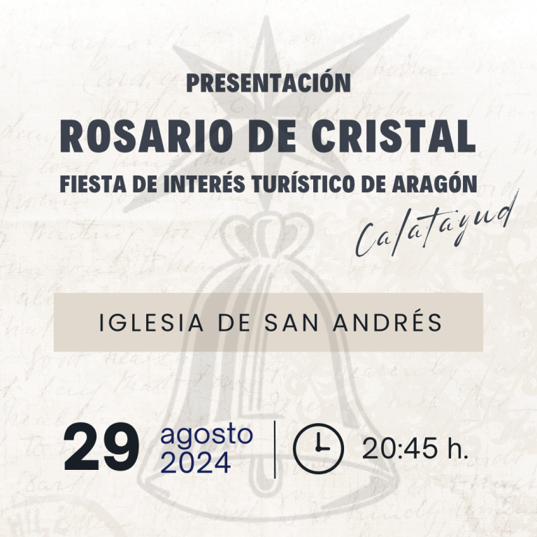 Presentación de la exposición sobre el Rosario de Cristal