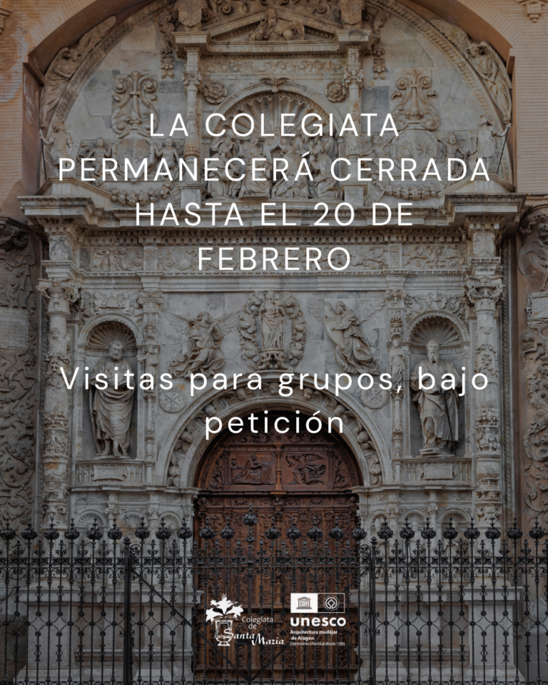 Cierre temporal de la Colegiata hasta el 20 de febrero