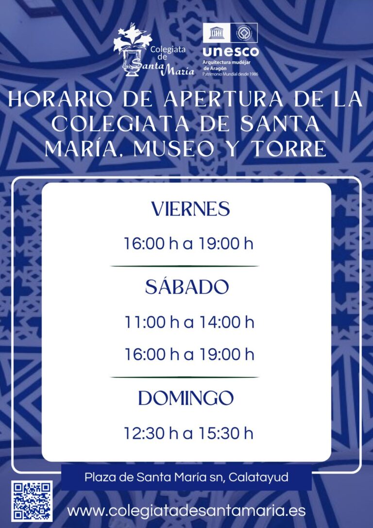 Horario de apertura 2026